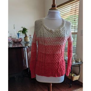 Hooked Up by IOT ombre sweater  SZ M